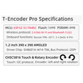thumbnail image 4 of T-Encoder-Pro ESP32-S3 Rotary Encoder CHSC5816 ESP32-S3FN4R2 Circuit Board 1.2 Inch AMOLED Touch Display Wireless Module, 4 of 5