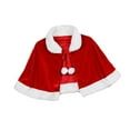 thumbnail image 4 of 2 Capas De Terciopelo Rojo Para Disfrazarse De Navidad, Para Carnaval, Suministros Navideños Para Adultos, 4 of 8