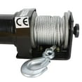 thumbnail image 2 of Hiltex 11302 1500 LBS Electric ATV Winch | Off Road Bumpers W/Remote Control Puller, 2 of 4