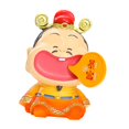 thumbnail image 4 of Dios de Mini estatuilla decoración del salpicadero del coche para estantería Año Nuevo Naranja Macarena Estatuilla de escritorio, 4 of 8