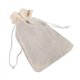thumbnail image 3 of Bolsa de yute con cordón para regalo de dulces, arpillera rústica, para boda, fiesta de cumpleaños (blanco leche), 10 Uds., 3 of 4