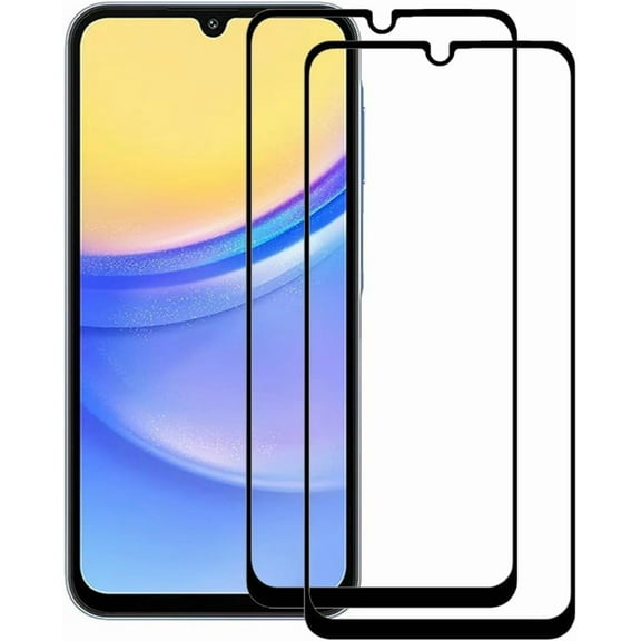 VIESUP 2Pack Screen Protector Compatible with Samsung Galaxy A15 5G /Galaxy A15 6.5" - Full Coverage Ultra Thin Screen Tempered Glass Film
