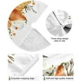 thumbnail image 5 of FMSHPON Halloween Pumpkins Ghost Christmas Xmas Xmas Christmas Tree Skirt Stand Mat for Holiday Party Decoration Indoor Outdoor 48 inches, 5 of 6