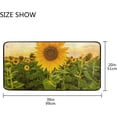 thumbnail image 5 of Dreamtimes Sunset Sunflower Kitchen Mats Washable Long Floor Runner Rug Non-Slip Fatigue Area Rugs Blue Sky Absorbent Doormat Cushioned for Farmhouse Home Bath Indoor Outdoor Decor 39"x20", 5 of 6