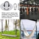 thumbnail image 2 of Piezas de acero inoxidable de alta resistencia, gancho para el techo, punzonado, soporte de bolsa, juego de hamaca con tornillos, adecuado para gimnasios de yoga aéreo, hamacas, pulling Punch Feliz Sencillez, 2 of 3