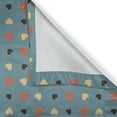 thumbnail image 4 of Ambesonne Blue Window Valance, Valentines Romantic Love, 54" X 12", Blue Brown and Vermilion, 4 of 5