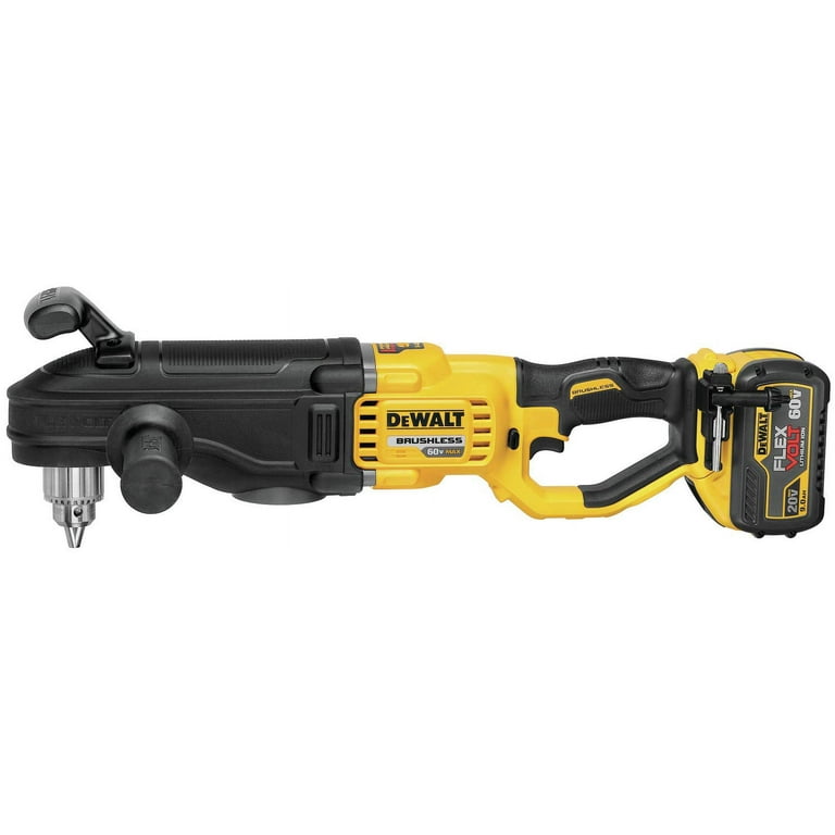 FLEXVOLT 60-Volt MAX Lithium-Ion Cordless Brushless 1/2 in. Stud and Joist Drill with Battery 2.0Ah, Charger & Tool Bag FLEXVOLT 60-Volt MAX Lithium-Ion Cordless Brushless 1/2 in. Stud and Joist Drill with Battery 2.0Ah, Charger & Tool Bag