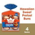 thumbnail image 6 of King's Hawaiian Original Hawaiian Sweet Pretzel Hamburger Buns, Bread Buns, 4 Count (Pack of 6), 6 of 9