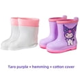 thumbnail image 1 of Botas de lluvia Sanrio a media pantorrilla para niños, Botas de lluvia de verano antideslizantes y resistentes al desgaste con fondo suave de dibujos animados de Kuroko para niñas de guardería, 1 of 5
