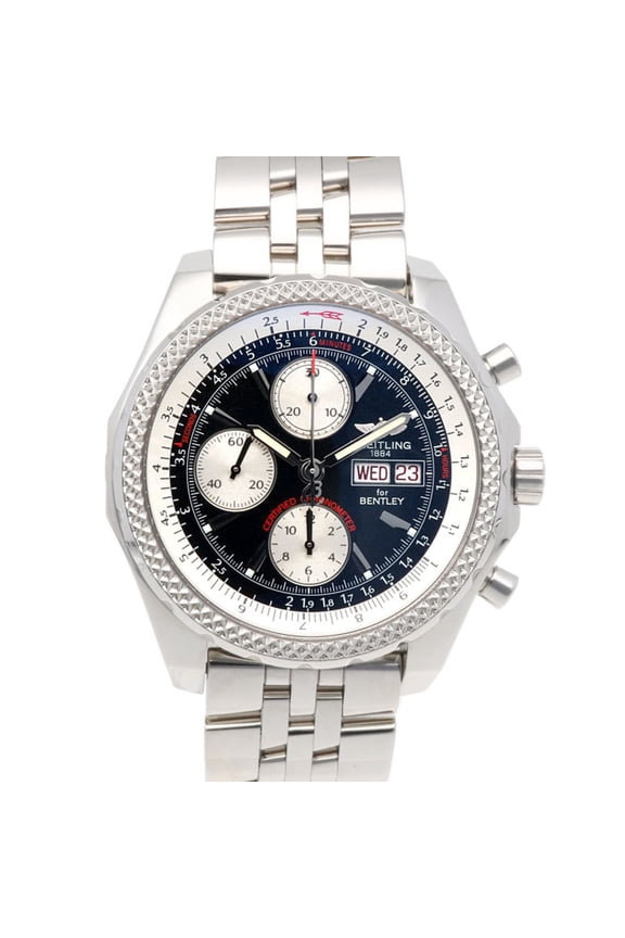 Pre-Owned Breitling Bentley Men's Automatic Stainless Steel Chronograph Watch A13362,... (Good)