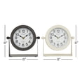 thumbnail image 3 of DecMode 8" Multi Colored Metal Clock, Set of 2, 3 of 9