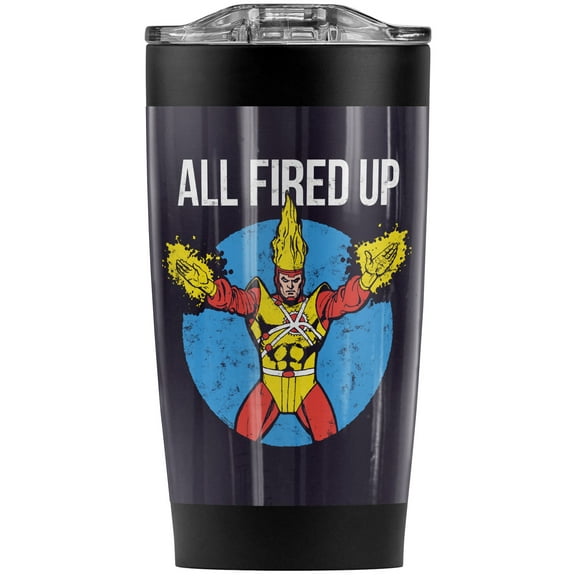 Justice League Firestorms Party Stainless Steel Tumbler 20 oz Coffee Travel Mug/Cup, Vacuum Insulated & Double Wall with Leakproof Sliding Lid | Great for Hot Drinks and Cold Beverages
