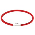 thumbnail image 2 of Innovador regalo de San Valentín para parejas: joyería de cuerda roja de la suerte, pulsera con hebilla magnética para este año de vida, 2 of 6
