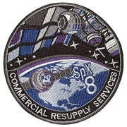 NASA Space X 8 CRS Patch