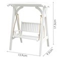 thumbnail image 4 of 1Set Diy Mini Swing In White For Home Decoration And Miniature Design, 4 of 8