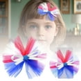 thumbnail image 2 of National Day Star Series Bow Hairpin Elegant Childrens Hair Clip Barrettes Accessories, 2 of 4