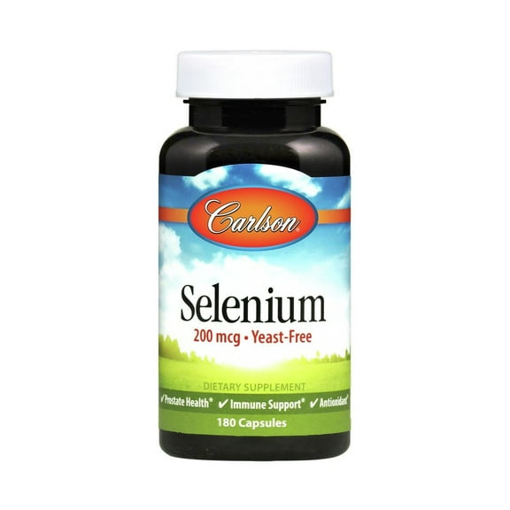 Carlson Selenium, 200 mcg, 180 Capsules