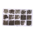 thumbnail image 3 of Juego de suministros para hacer aretes, manualidades para hacer joyas, ganchos para aretes Marrón, 3 of 9