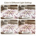 thumbnail image 7 of ODIKA 6'x9' Washable Area Rug Non-Slip, Chair-Friendly, Japanese Asian Inspired Symmetrical Branches Cherry Tufted Chinese for Dining Room, Under Table, Office Décor, 7 of 7