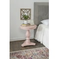thumbnail image 5 of Stanton Round Pedestal Accent Side Table, Pink, 5 of 13