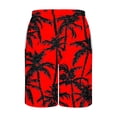 thumbnail image 6 of XUNKUSGA Mens Swim Trunks Fashion Hawaiian Mens Shorts with Mesh Lining Soft Breathable Mens Athletic Shorts Classic Adjustment Elastic Waist Beach Shorts,#5,XL, 6 of 6