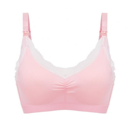 

Womens Seamless Sleep Padded Nursing Bra Breastfeeding Maternity Bralette