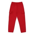 thumbnail image 2 of Cookie's Boys' Cargo Joggers Color: red Size: 4, 2 of 4