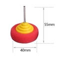 thumbnail image 1 of 40mm Mini Polishing Sponge Buffing Wheel Car Hub Steel Rim Burnishing 3mm Shank, 1 of 7