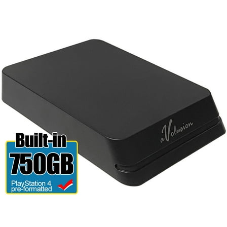 Avolusion Mini HDDGear Pro 750GB USB 3.0 Portable External PS4 Hard Drive (PS4 Pre-Formatted) HD250U3-X1-PRO-750GB-PS - 2 Year Warranty