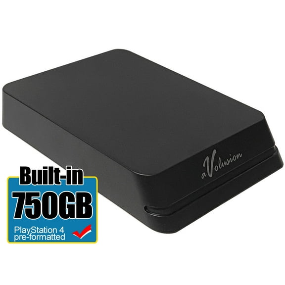 Avolusion Mini HDDGear Pro 750GB USB 3.0 Portable External PS4 Hard Drive (PS4 Pre-Formatted) HD250U3-X1-PRO-750GB-PS - 2 Year Warranty