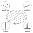 thumbnail image 3 of Uxcell Round Cooking Rack 9.1" Dia Stainless Steel 1.8" Tall for Cooking, Silver, 3 of 5