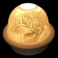 thumbnail image 1 of Reindeer Tea Light Dome Candle Holder, 1 of 4