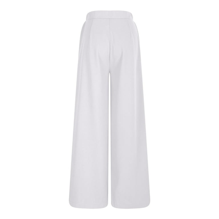 Jjayotai Women's Flared Dress Pants, Fall Winter Stretchy Wide Leg Palazzo Lounge Pants, Casual Comfy High Waist Solid Trousers White L - Walmart.com Jjayotai Women's Flared Dress Pants, Fall Winter Stretchy Wide Leg Palazzo Lounge Pants, Casual Comfy High Waist Solid Trousers White L - Walmart.com