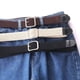 thumbnail image 4 of Cinturón de lona elástica para jeans, tejido elástico, sin costuras, invisible, sin perforaciones, para hombres y mujeres, para todos los partidos, cinturón perezoso, 4 of 6