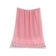 thumbnail image 2 of Toalla de baño de algodón premium | Altamente absorbente y de secado rápido | Toalla de spa suave de 73 x 34 cm para baño, hogar y visitas | Amarilla, rosa o azul, 2 of 6