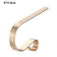 thumbnail image 2 of 4 Pack Metal Christmas Stocking Hooks Safe and Intact Gold Color, 2 of 4