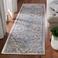 thumbnail image 3 of SAFAVIEH Oregon Seachlann Floral Bordered Area Rug, Grey/Blue, 5'1" x 7'6", 3 of 10