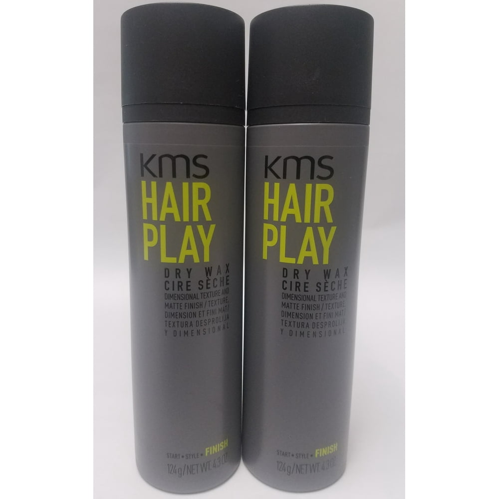 KMS California KMS Hair Play Dry Wax 4.3 oz. Pack of 2