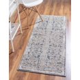 thumbnail image 2 of Unique Loom Albany Portland Rug , 2' 2" x 6' 0" ,Navy Blue, 2 of 3