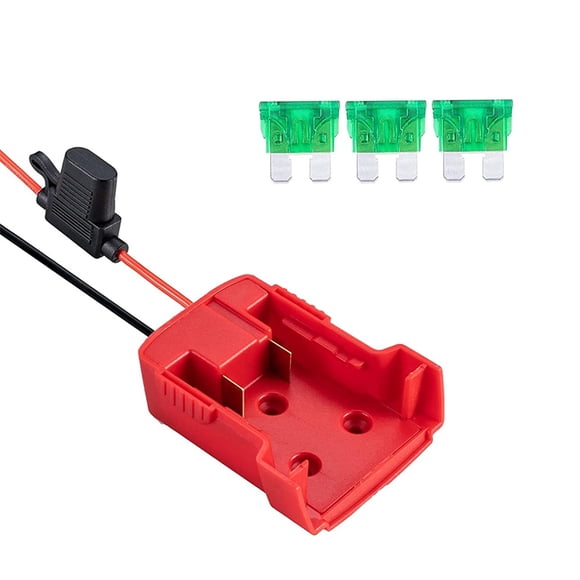 Riwesomey Convertidor de batería, adaptador electrónico, conector de alimentación de base, conversión de repuesto profesional para el hogar, repuesto Herramientas eléctricas Riwesomey TO010234-00B