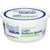 Great Value Cardio Choice Light Buttery Spread, 15 oz