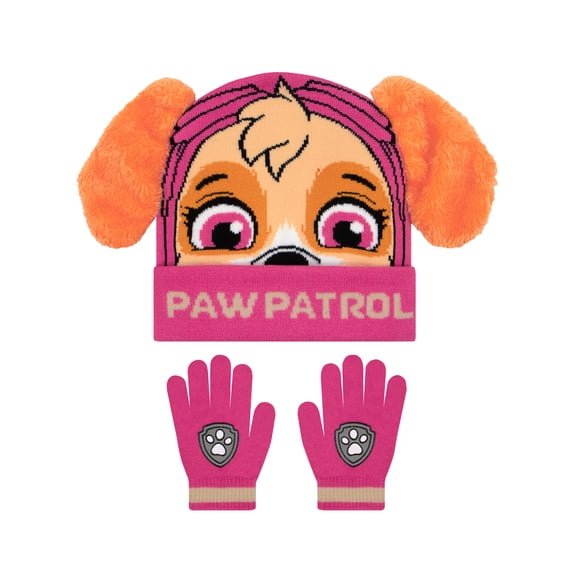 PAW Patrol Skye Winter Hat And Gloves Set Pink One Size