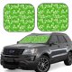 thumbnail image 1 of Balery Green Cucumber Parasol para parabrisas de coche de 2 piezas | Parasol plegable para parabrisas delantero de coche para la mayoría de sedanes-Large, 1 of 6