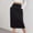 Black, variant on ZZwxWA Skirts for Women Summer Trendy 2025 Drawstring Waist Casual Pocket Plain Skirt Womens Skirt Regular Fit High Waist Long Skirt