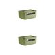 thumbnail image 1 of Bewildely Caja organizadora ABS: maximice su espacio y minimice su desorden Caja de almacenamiento de múltiples capas Caja organizadora de Aguacate verde Primer piso 2piezas, 1 of 6