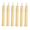 thumbnail image 1 of 6x LED Pillar Candles Tabletop Decoration 3D Wick Candles Decorative Candles for, 1 of 9