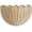 Natural, variant on 16in Scalloped Wicker Wall Basket - Hand Woven Basket - Scalloped Décor Wall Hanging Baskets - Hanging Wall Basket (Mocca)