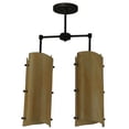 thumbnail image 4 of Meyda Tiffany 127656 Vortex 2 Light 16" Wide Linear Pendant - Custom, 4 of 5