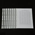 thumbnail image 4 of 100Pcs A4 Plastic Punched Pockets Folders Filing 11 Holes Loose Leaf Documents Sheet Protectors Transparent Folder Bag, 4 of 5