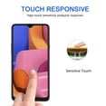 thumbnail image 3 of Mignova Screen Protector For Samsung Galaxy A20S 6.5 inch Tempered Glass 2.5D Arc Edges Screen Replacement Easy Frame Installation High Definition Fingerprint Free Case Friendly -Clear 1 Pcs, 3 of 7